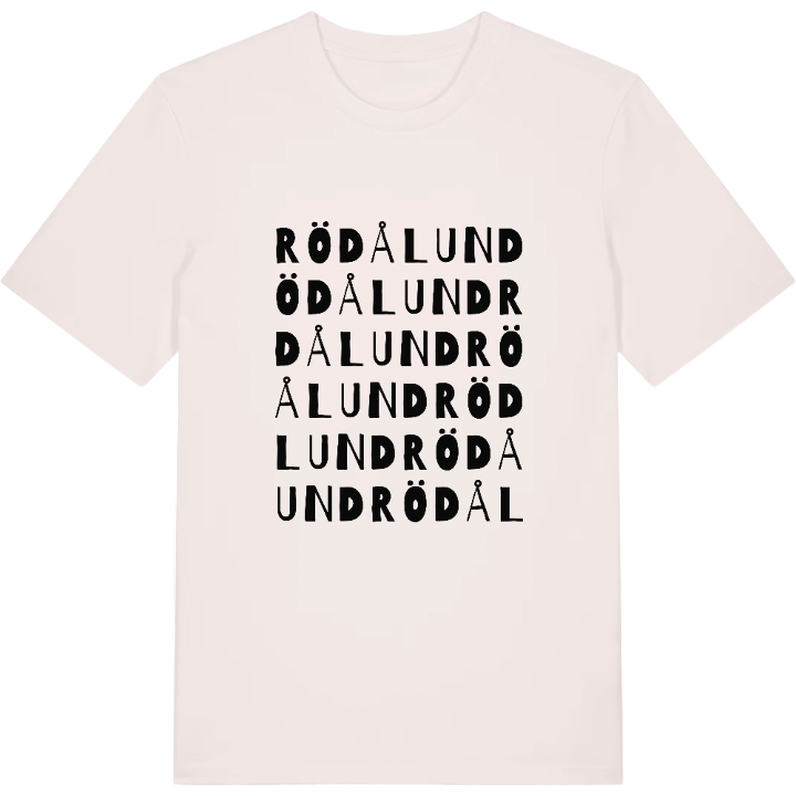 Rödålund ordlek t-shirt – t-shirt från PinShirt