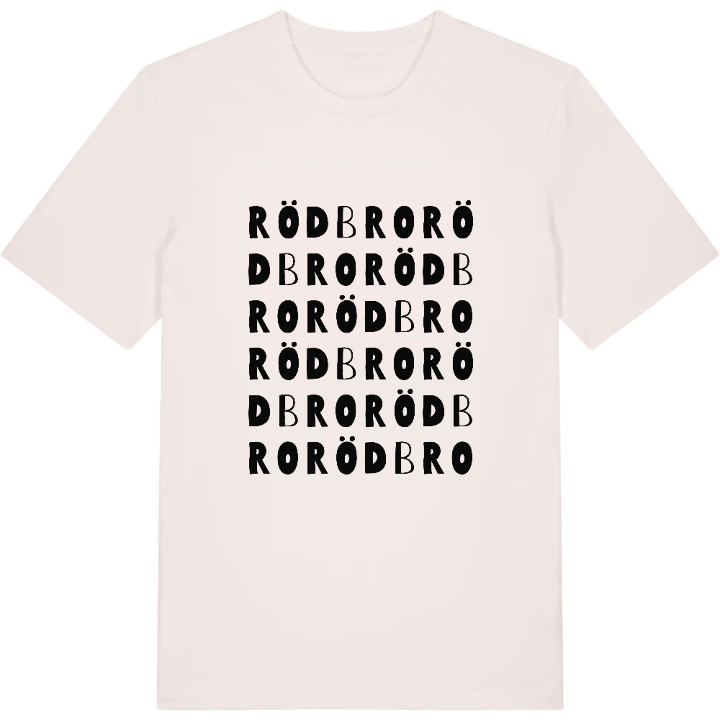 Rödbro ordlek t-shirt – t-shirt från PinShirt