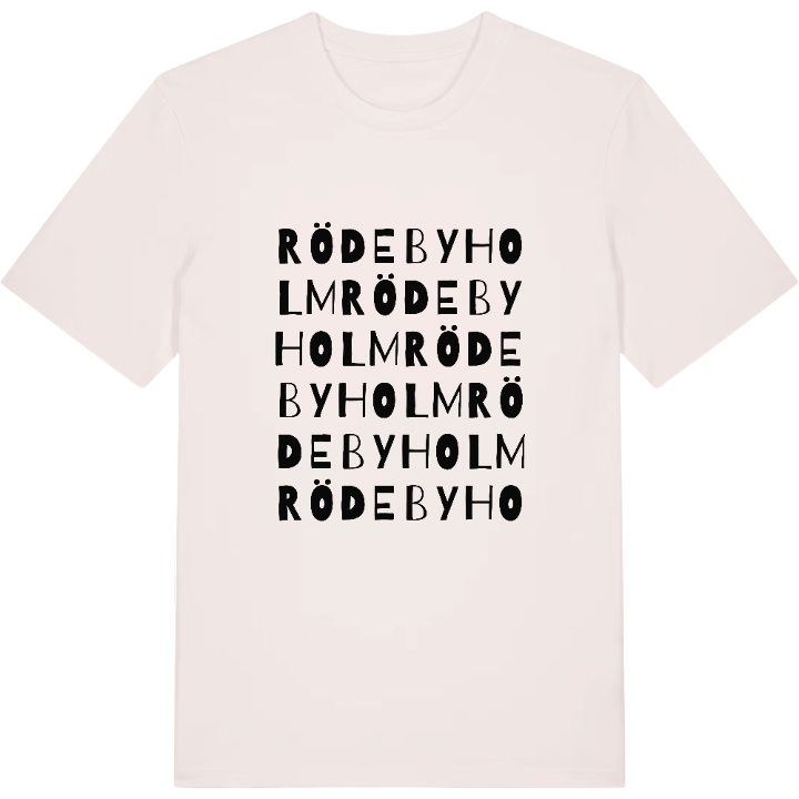 Rödebyholm ordlek t-shirt – t-shirt från PinShirt