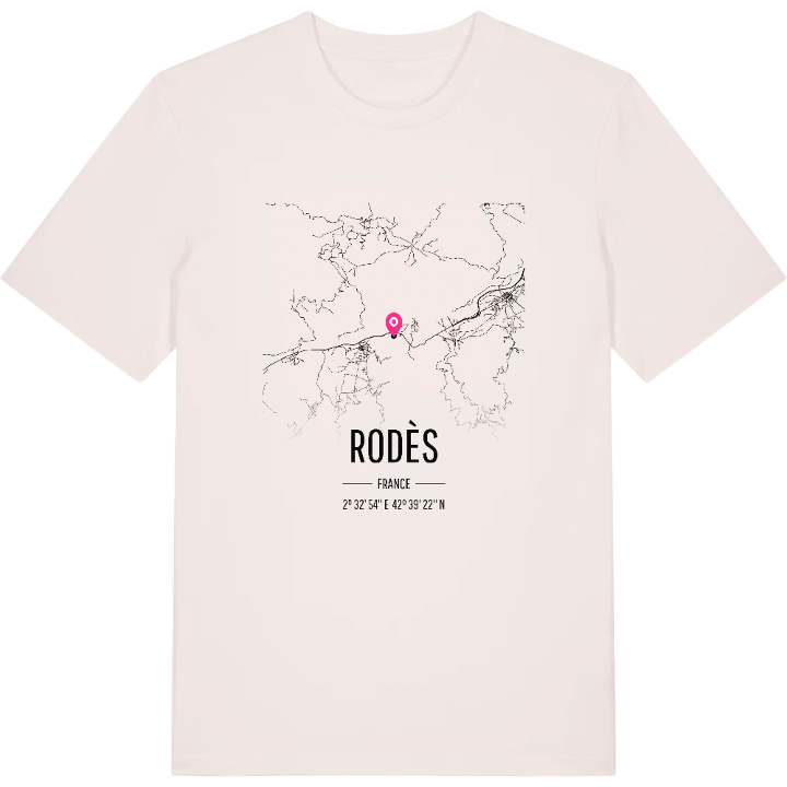 Rodès karta t-shirt – t-shirt från PinShirt