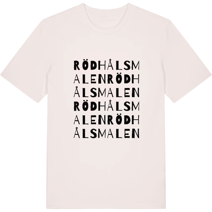 Rödhålsmalen ordlek t-shirt – t-shirt från PinShirt