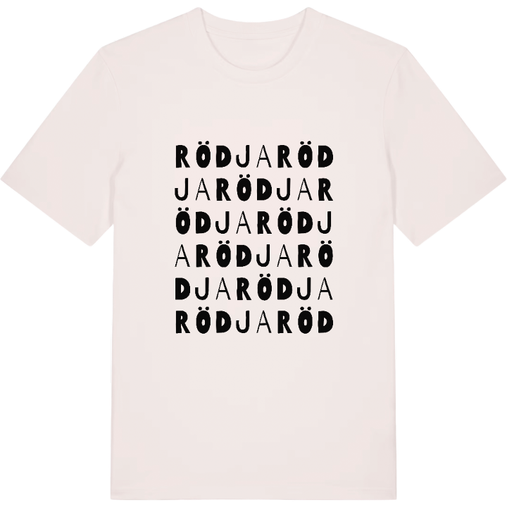 Rödja ordlek t-shirt – t-shirt från PinShirt
