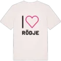 Jag älskar Rödje t-shirt stort tryck