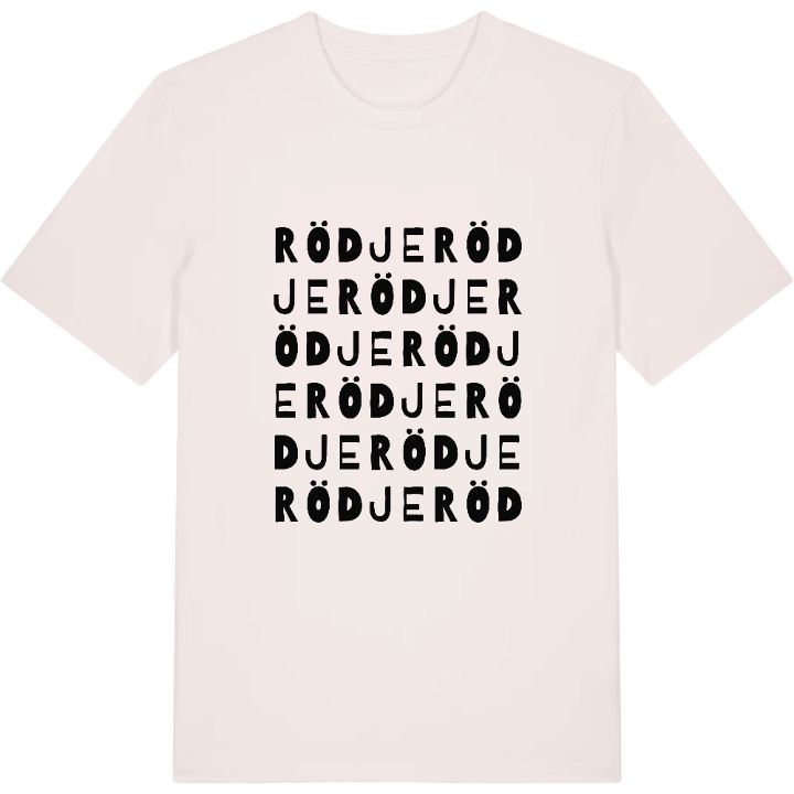 Rödje ordlek t-shirt – t-shirt från PinShirt