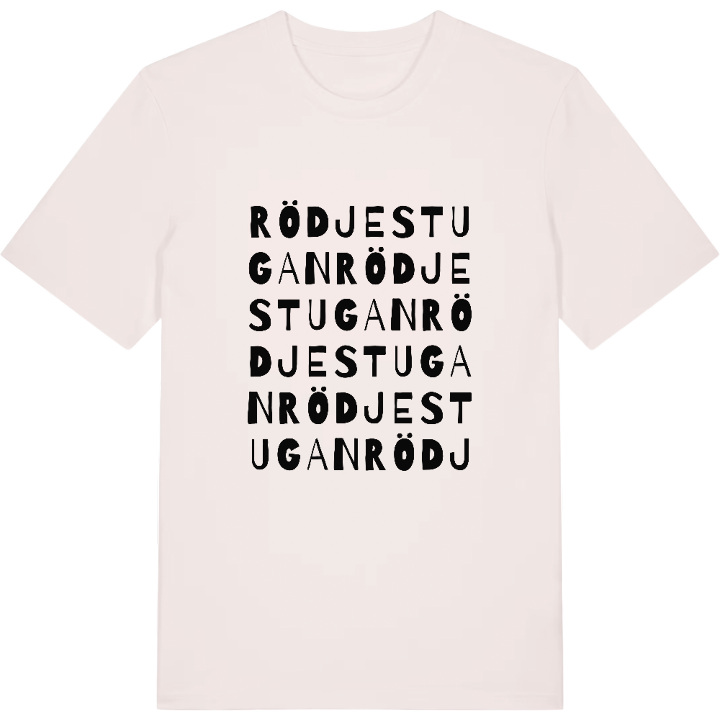 Rödjestugan ordlek t-shirt – t-shirt från PinShirt