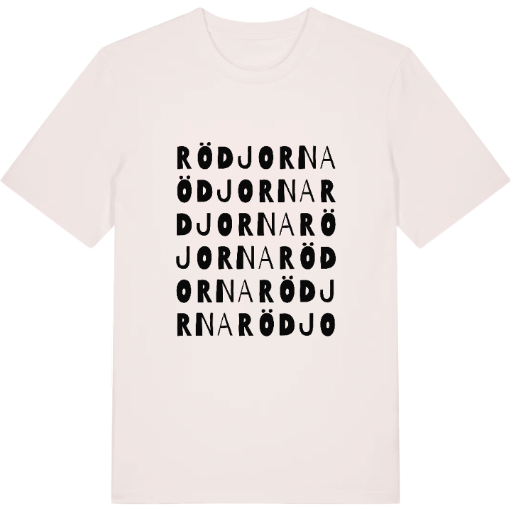 Rödjorna ordlek t-shirt – t-shirt från PinShirt