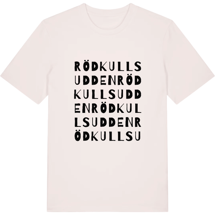Rödkullsudden ordlek t-shirt – t-shirt från PinShirt
