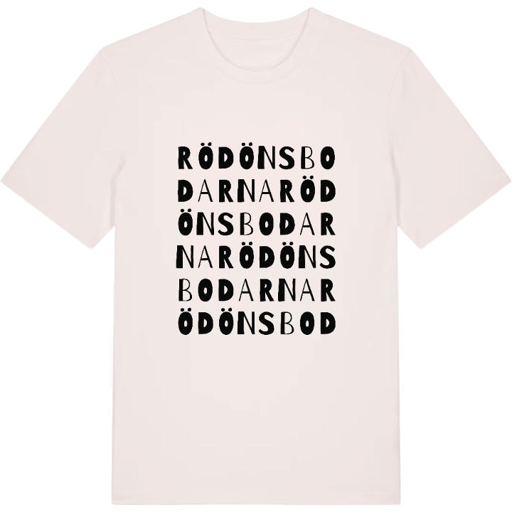 Rödönsbodarna ordlek t-shirt – t-shirt från PinShirt