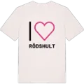 Jag älskar Rödshult t-shirt stort tryck