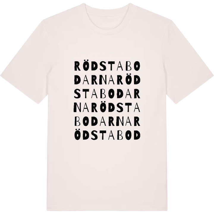 Rödstabodarna ordlek t-shirt – t-shirt från PinShirt