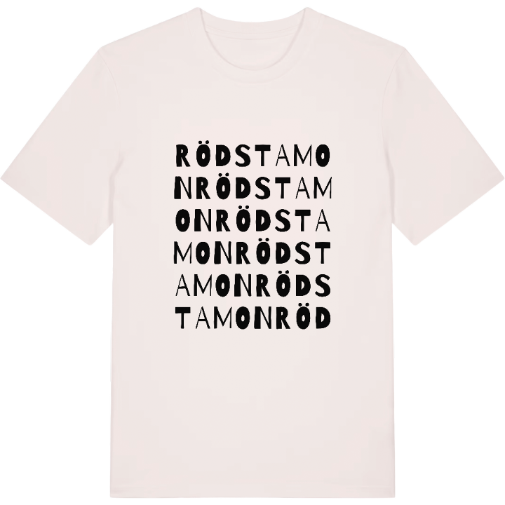 Rödstamon ordlek t-shirt – t-shirt från PinShirt