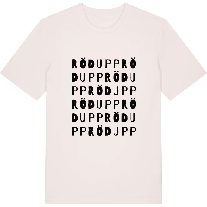 Rödupp ordlek t-shirt – t-shirt från PinShirt