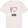 Jag älskar Röe t-shirt stort tryck