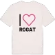 Jag älskar Rogat t-shirt stort tryck