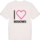 Jag älskar Rogowo t-shirt stort tryck