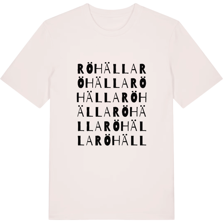 Röhälla ordlek t-shirt – t-shirt från PinShirt