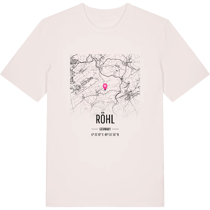 Röhl karta t-shirt – t-shirt från PinShirt