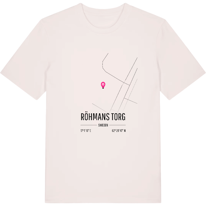 Röhmans torg karta t-shirt – t-shirt från PinShirt
