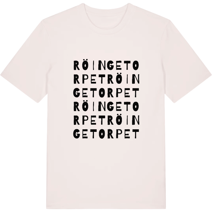Röingetorpet ordlek t-shirt – t-shirt från PinShirt