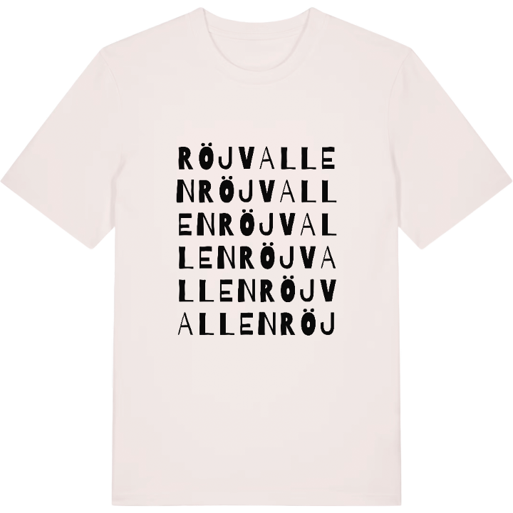 Röjvallen ordlek t-shirt – t-shirt från PinShirt