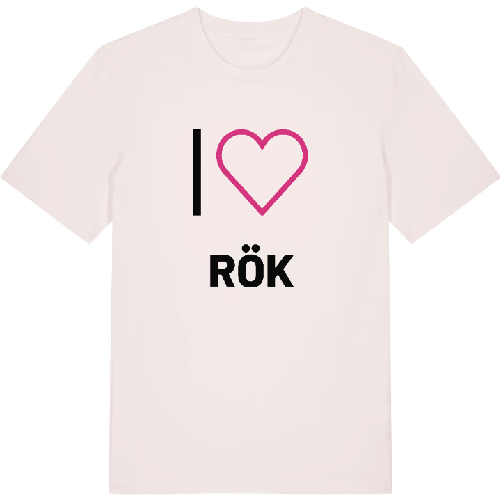 Jag älskar Rök t-shirt stort tryck – t-shirt från PinShirt