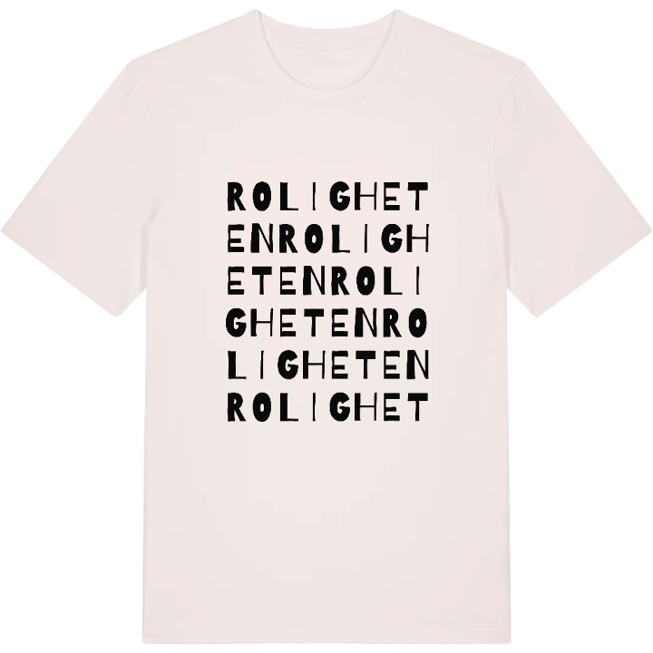 Roligheten ordlek t-shirt – t-shirt från PinShirt