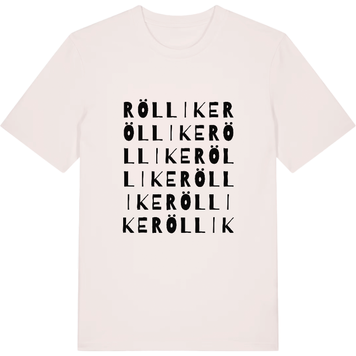 Röllike ordlek t-shirt – t-shirt från PinShirt