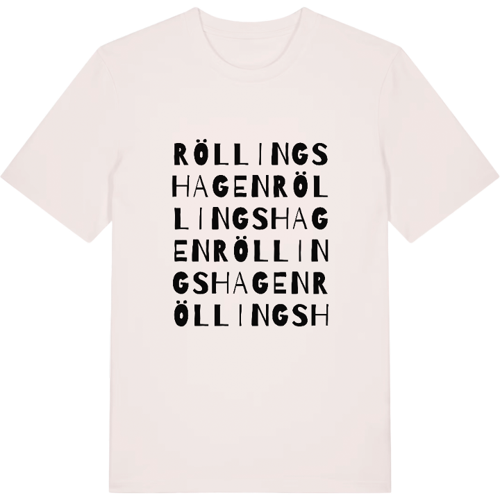 Röllingshagen ordlek t-shirt – t-shirt från PinShirt