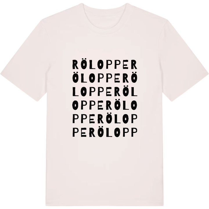 Röloppe ordlek t-shirt – t-shirt från PinShirt