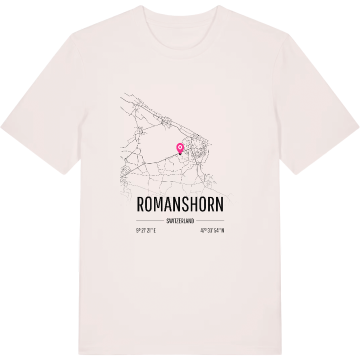Romanshorn karta t-shirt – t-shirt från PinShirt