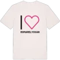 Jag älskar Romarelyckan t-shirt stort tryck