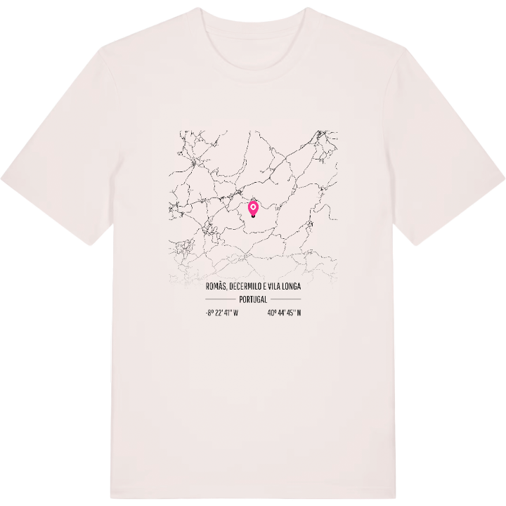 Romãs, Decermilo e Vila Longa karta t-shirt – t-shirt från PinShirt
