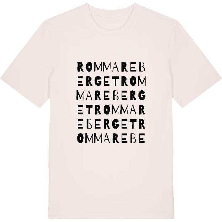 Rommareberget ordlek t-shirt – t-shirt från PinShirt