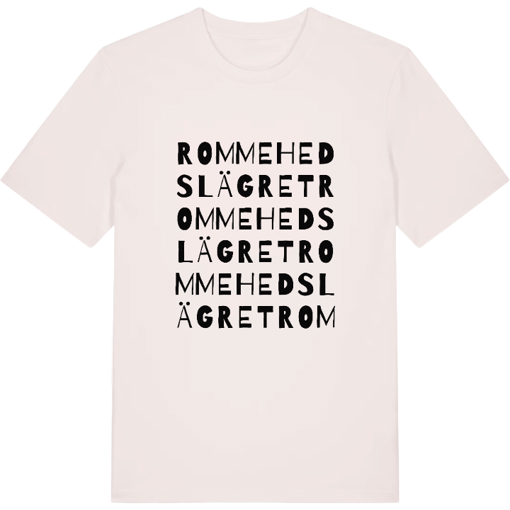 Rommehedslägret ordlek t-shirt – t-shirt från PinShirt
