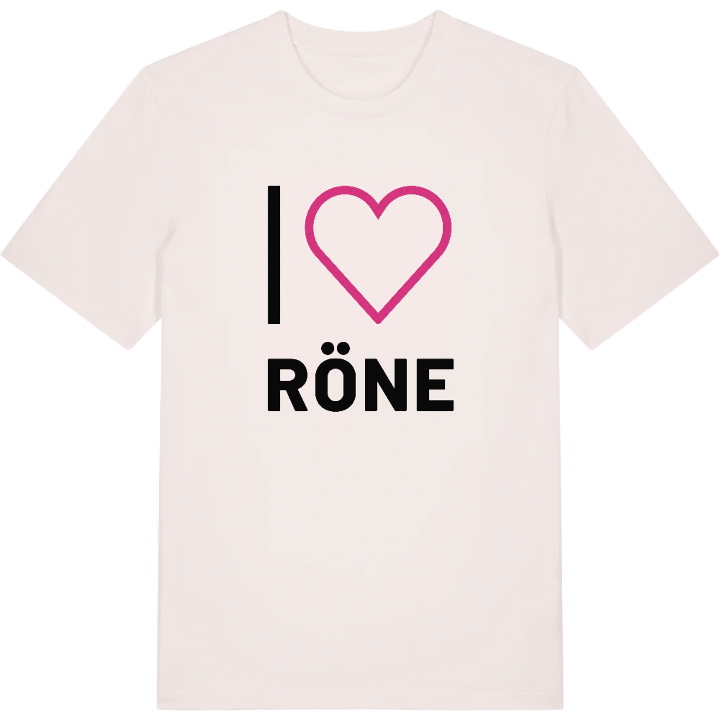 Jag älskar Röne t-shirt stort tryck – t-shirt från PinShirt