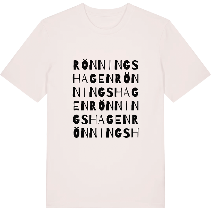 Rönningshagen ordlek t-shirt – t-shirt från PinShirt