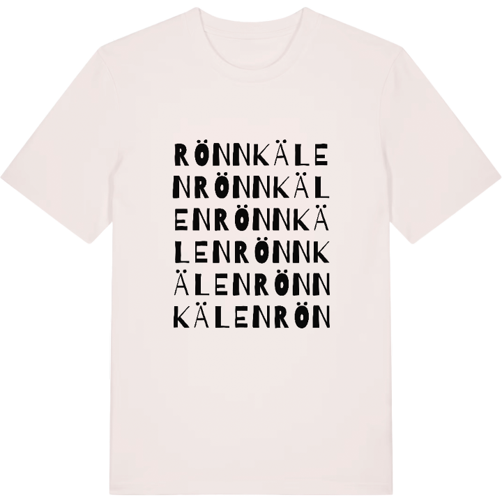 Rönnkälen ordlek t-shirt – t-shirt från PinShirt