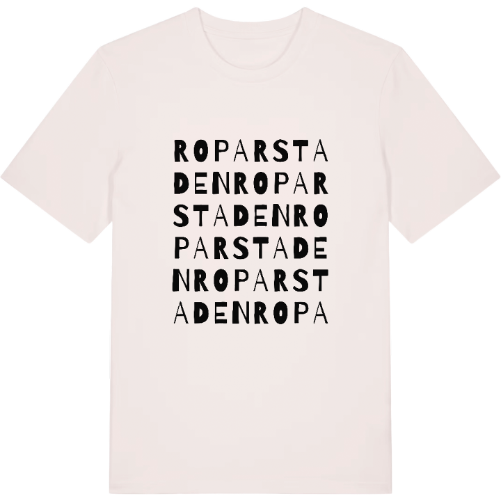 Roparstaden ordlek t-shirt – t-shirt från PinShirt