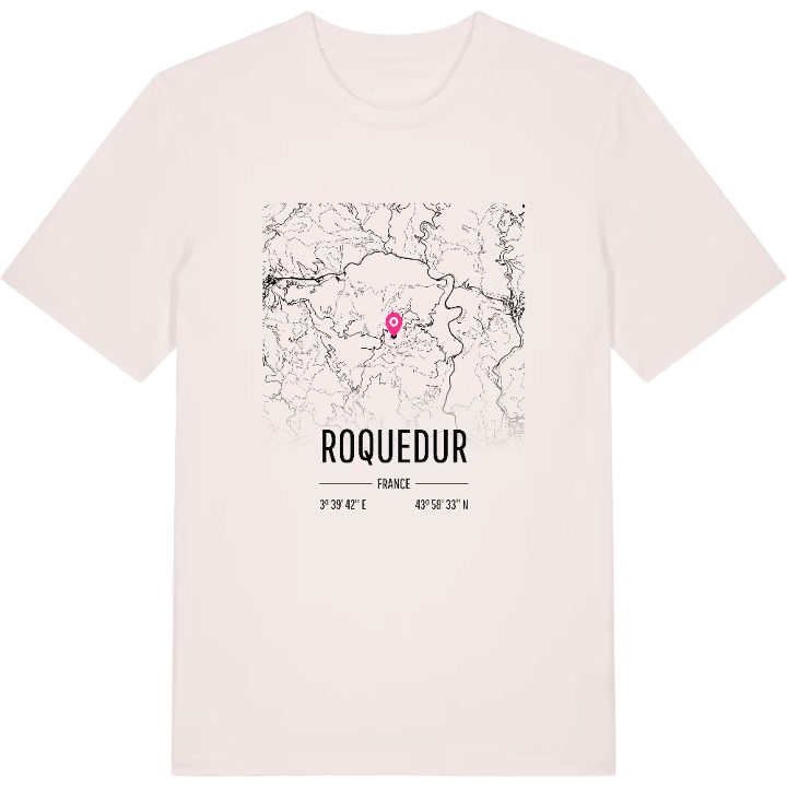 Roquedur karta t-shirt – t-shirt från PinShirt
