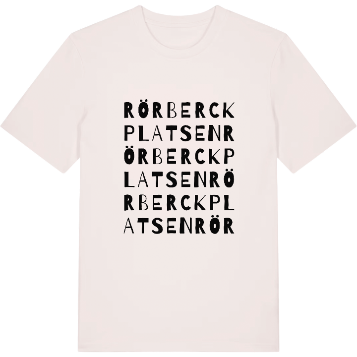 Rörberckplatsen ordlek t-shirt – t-shirt från PinShirt