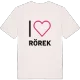 Jag älskar Rörek t-shirt stort tryck