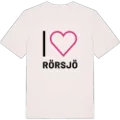 Jag älskar Rörsjö t-shirt stort tryck