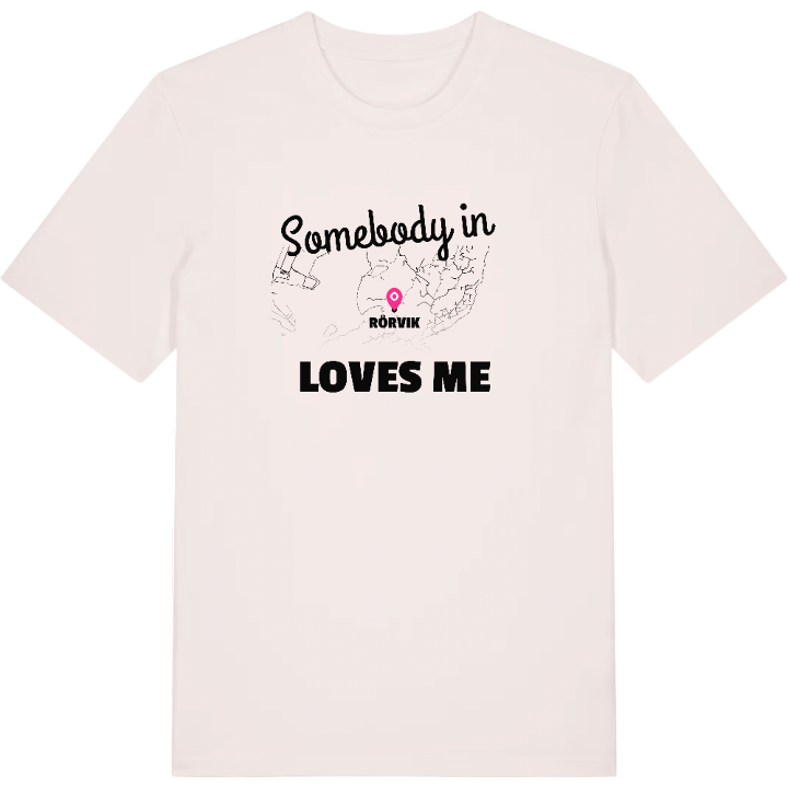 Någon i Rörvik älskar mig t-shirt – t-shirt från PinShirt