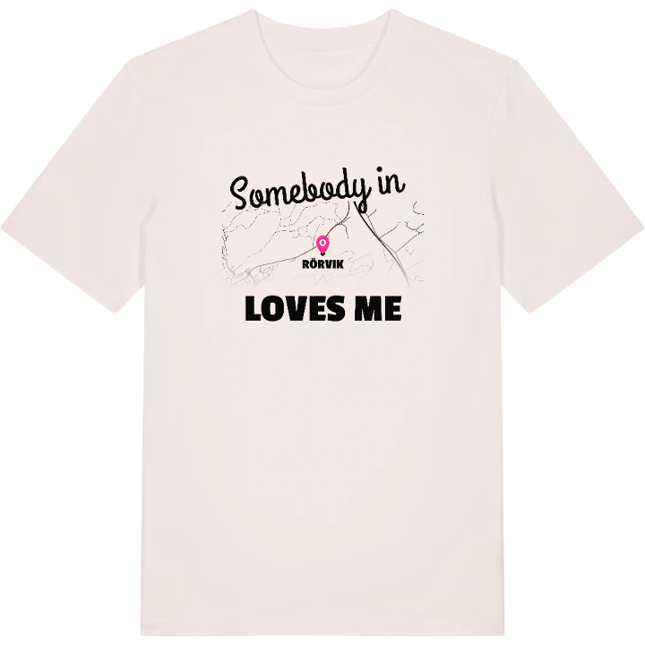 Någon i Rörvik älskar mig t-shirt – t-shirt från PinShirt