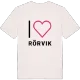 Jag älskar Rörvik t-shirt stort tryck