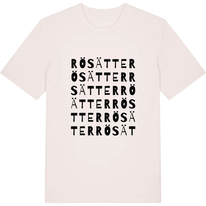 Rösätter ordlek t-shirt – t-shirt från PinShirt