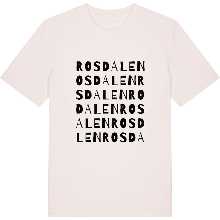 Rosdalen ordlek t-shirt – t-shirt från PinShirt