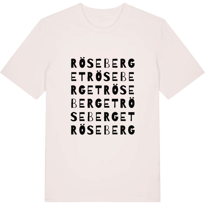 Röseberget ordlek t-shirt – t-shirt från PinShirt