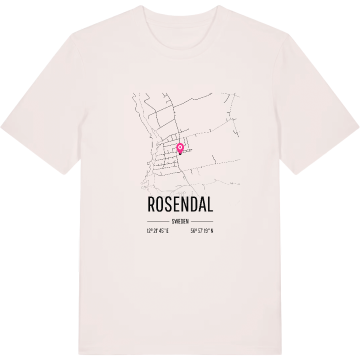 Rosendal karta t-shirt – t-shirt från PinShirt