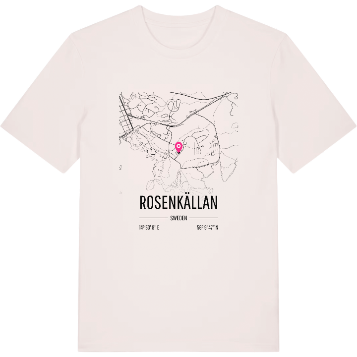 Rosenkällan karta t-shirt – t-shirt från PinShirt